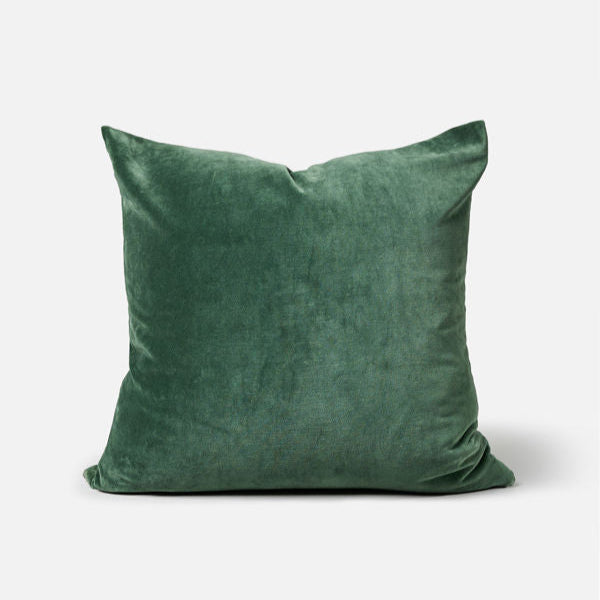 Citta Velvet Cushion Cover - Duck Green
