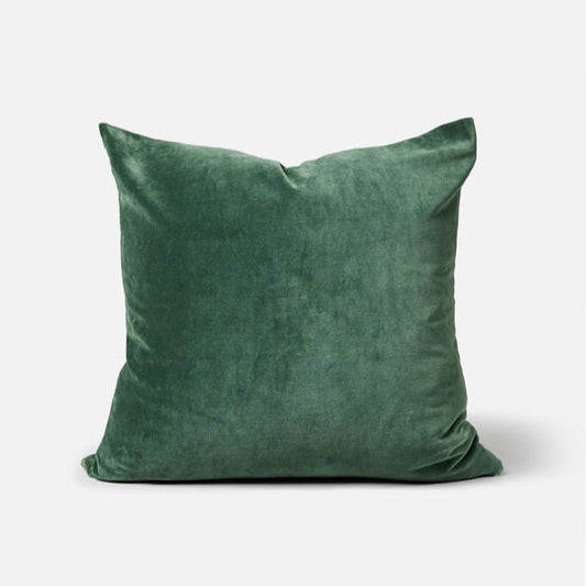 Citta Velvet Cushion Cover - Duck Green