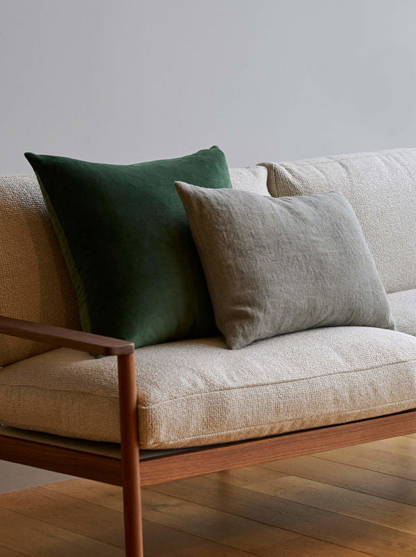Citta Velvet Cushion Cover - Duck Green