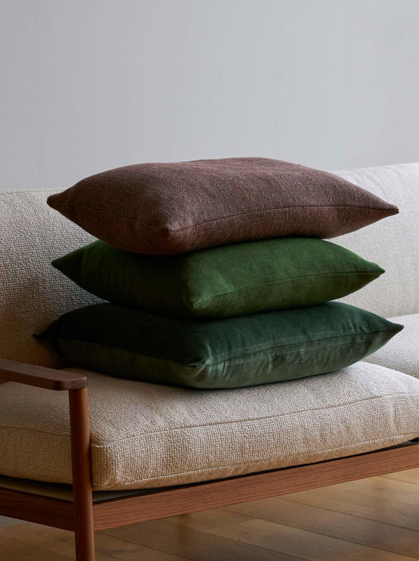Citta Velvet Cushion Cover - Duck Green