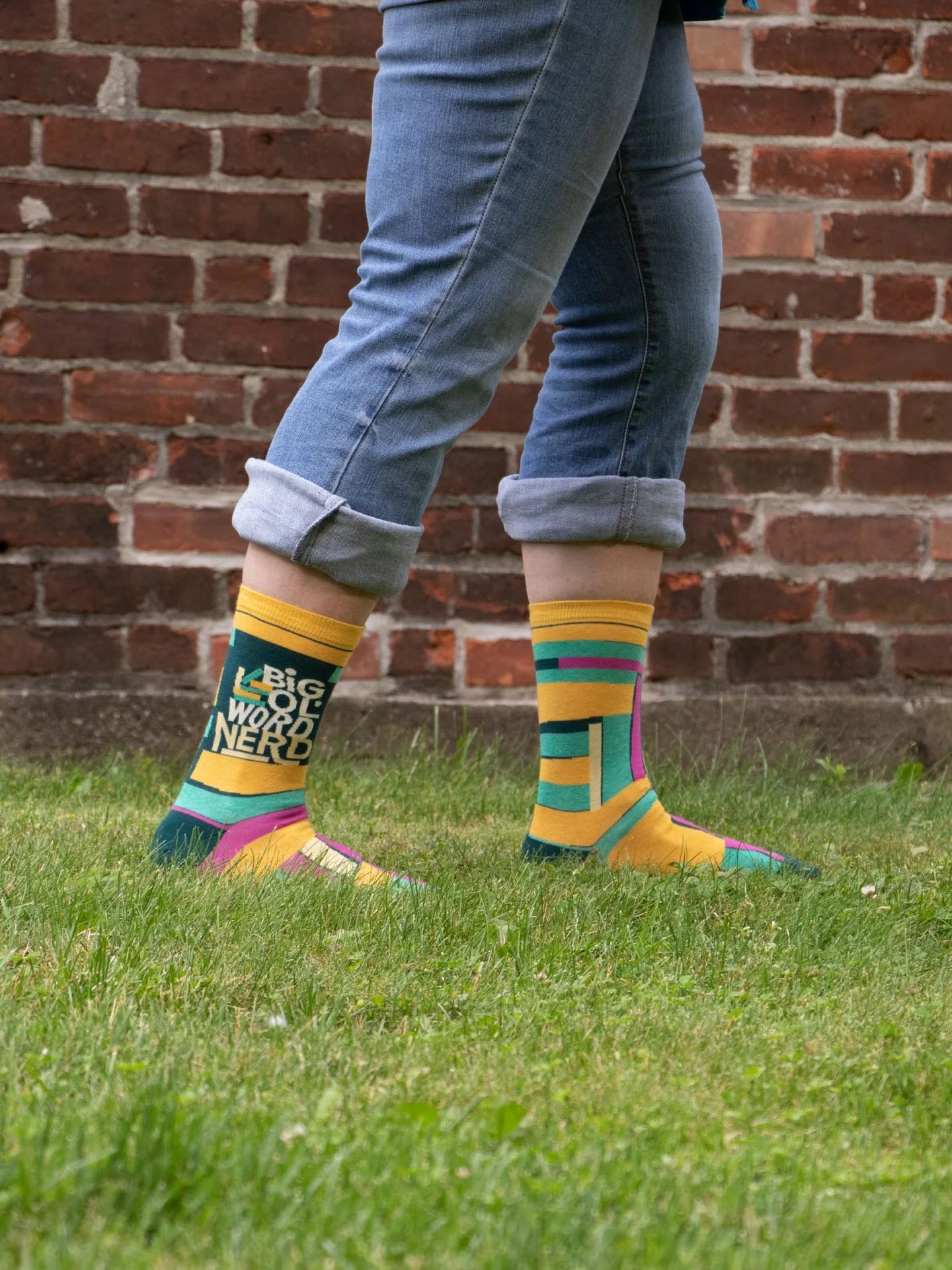 Big 'Ol Word Nerd - Crew Sock