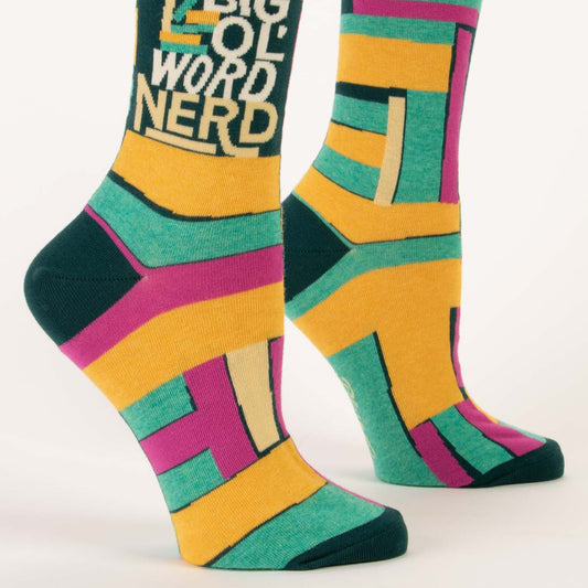 Big 'Ol Word Nerd - Crew Sock