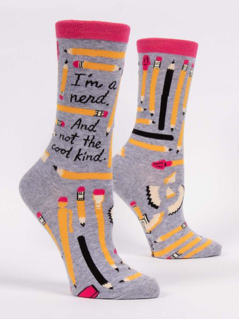 I'm a Nerd and Not the Cool Kind - Crew Socks