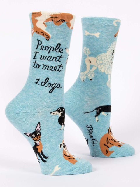 People to Meet: Dogs - Crew Socks
