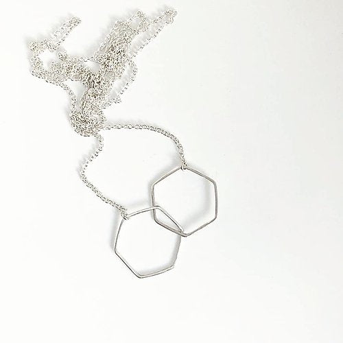 Hexagon Links Necklace