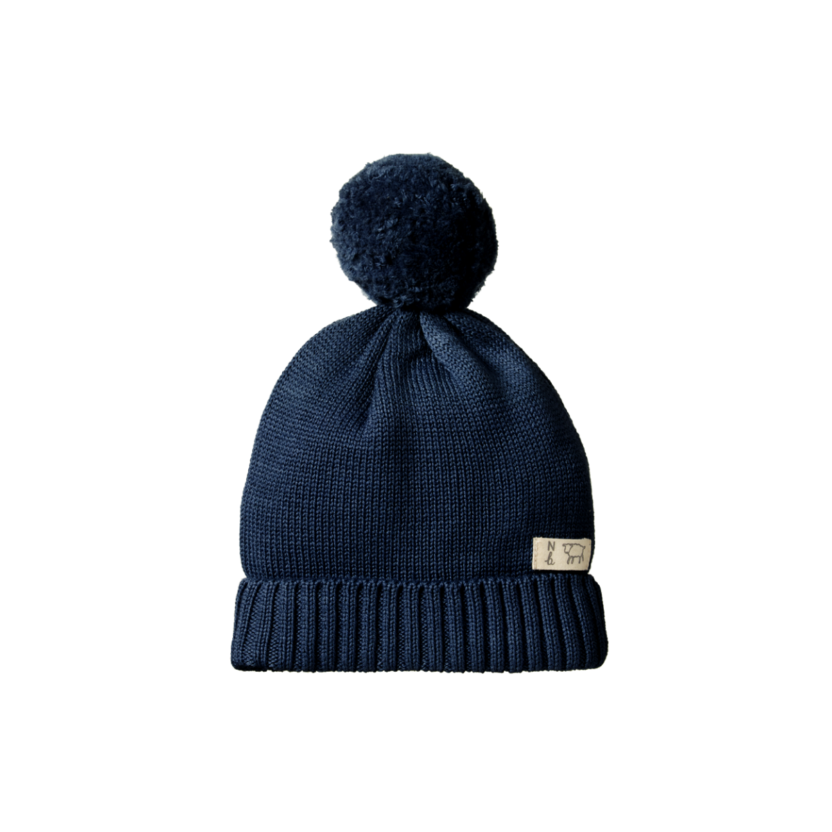 Alpine PomPom Beanie - Navy