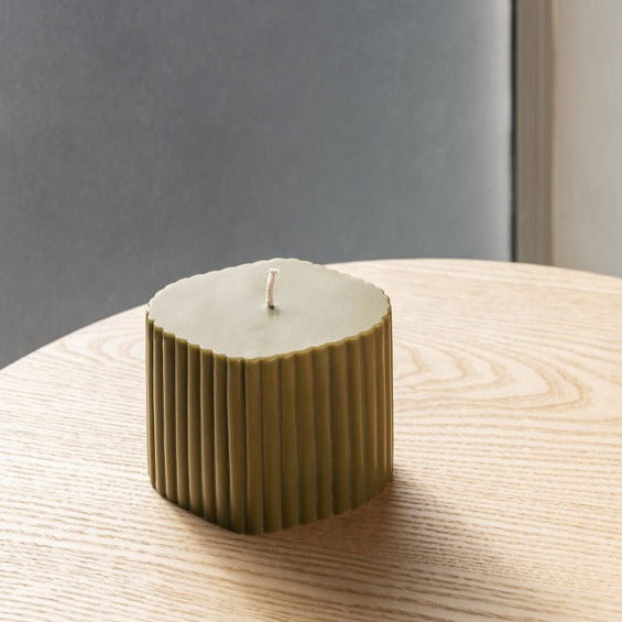 Costa Pillar Candle - Small - Ivy