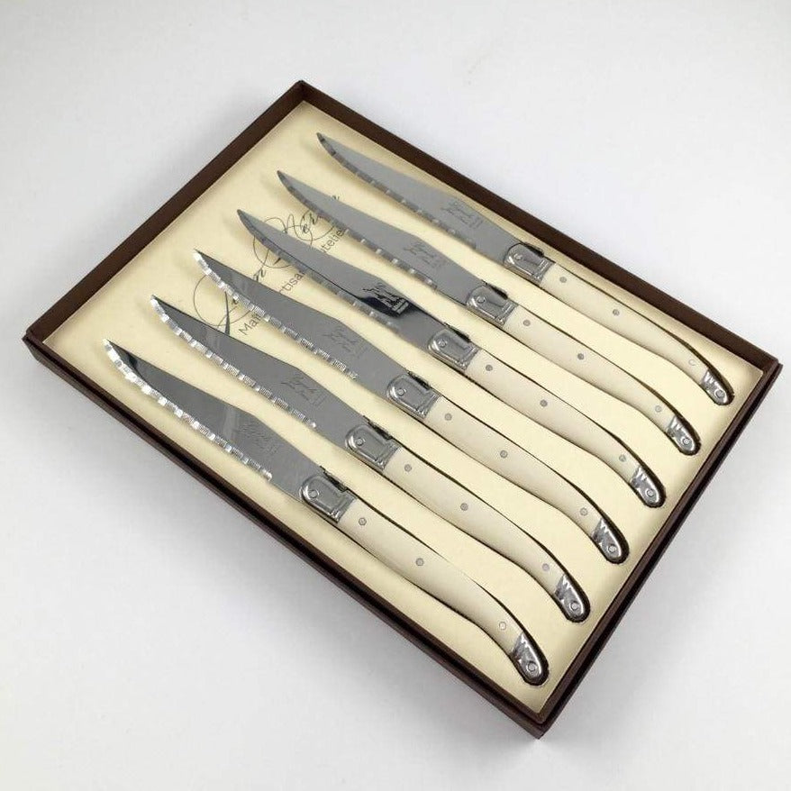 Steak Knives Gift Box - Ivory