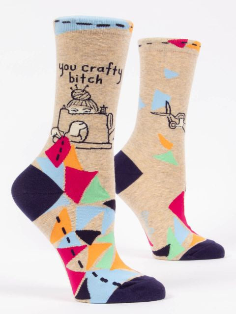 You Crafty Bitch - Crew Socks