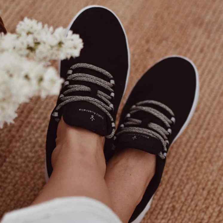 Barkly Wool Sneakers - Black