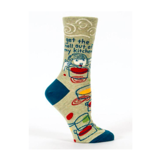 Get the Hell Out of My Kitchen - Crew Socks