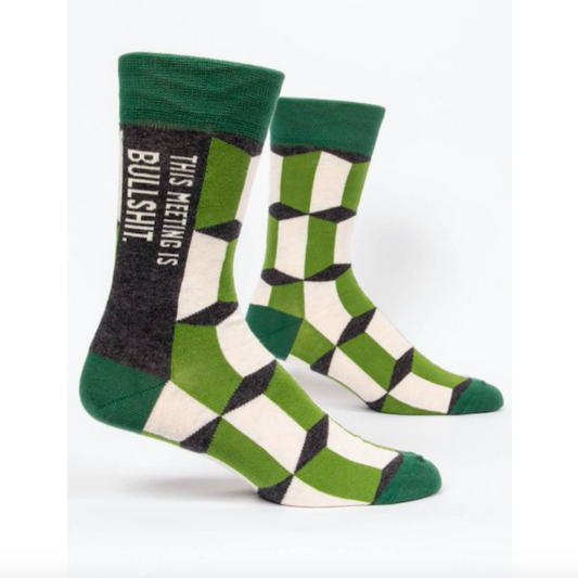 This Meeting is Bullshit - Men's Socks